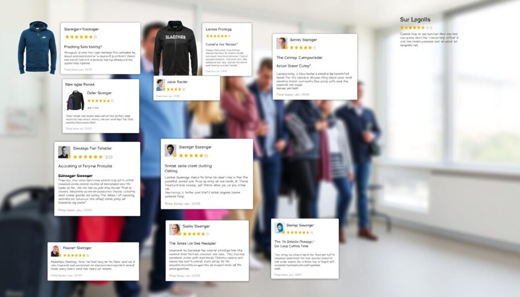 A neatly organized collage showcasing a variety of user reviews and product ratings for Slazenger apparel and accessories. The foreground features a clean, minimalist layout with various review cards, each displaying a star rating, product photo, and concise written feedback. The middle ground comprises several product shots, highlighting Slazenger's diverse range of sportswear, bags, and equipment. The background depicts a subtly blurred, neutral-toned environment, creating a sense of professionalism and trustworthiness. The overall composition conveys a balanced, objective perspective on Slazenger's products and customer experiences. A neatly organized collage showcasing a variety of user reviews and product ratings for Slazenger apparel and accessories. The foreground features a clean, minimalist layout with various review cards, each displaying a star rating, product photo, and concise written feedback. The middle ground comprises several product shots, highlighting Slazenger's diverse range of sportswear, bags, and equipment. The background depicts a subtly blurred, neutral-toned environment, creating a sense of professionalism and trustworthiness. The overall composition conveys a balanced, objective perspective on Slazenger's products and customer experiences.